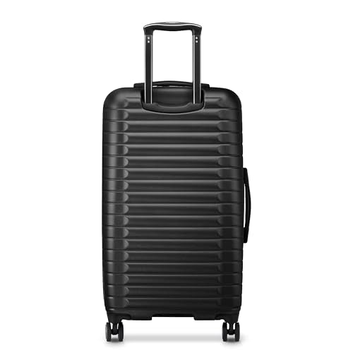 DELSEY PARIS Cruise 3.0, 26 Inch Checked Trunk Luggage, Black - color: Black, size: Checked 26 Inch Trunk