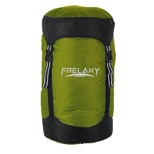 Frelaxy Compression Sack, 40% More Space! Sleeping Bag Stuff Sack - color: Army Green, size: Large