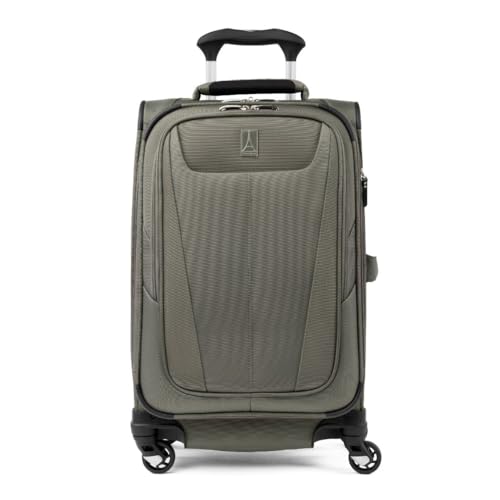 Travelpro Maxlite 5 Softside Carry-On Luggage Spinner, Green, 21-Inch - color: Slate Green, size: Carry-on 21-Inch