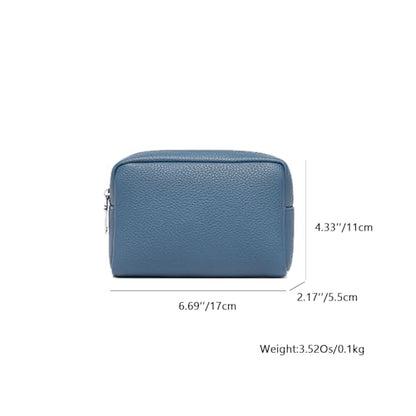 Makeup Bag for Purse Travel Cosmetic Bag (PU Brussels Sprouts) - color: Brussels Sprouts