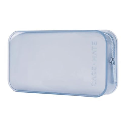 Case-Mate Jelly Makeup Bag - Waterproof Zipper Pouch - Carolina Blue - color: Carolina Blue