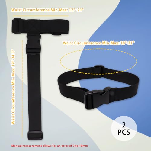 2 Pack Luggage Straps for Suitcases, Adjustable Travel Belt to Add a Bag, T-Type and Normal Suitcase Straps for Connecting Your Luggage Together, Black - size: T-Type+Normal Luggage Straps(2pcs)