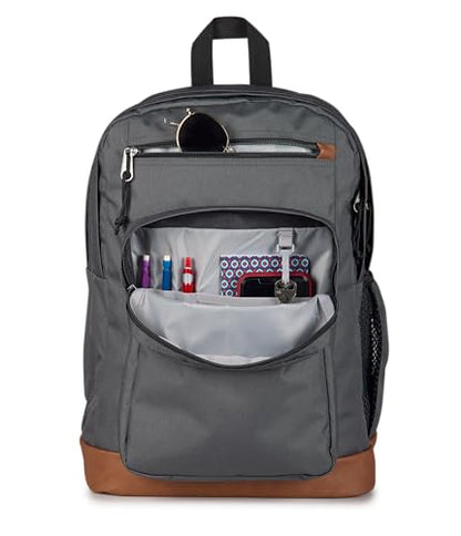 JanSport 34L Cool Backpack – 15-inch Laptop Sleeve, Smokey Grit | Ergonomic Straps, Waterbottle Pocket, Campus Weekender Travel Rucksack - color: Smokey Grit