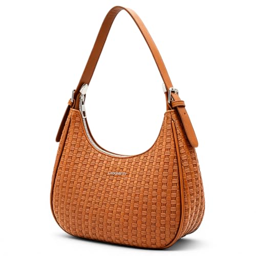 Shoulder Bag for Women Crescent Hobo Purse with Removable Strap - color: Hobo Brown, size: Medium