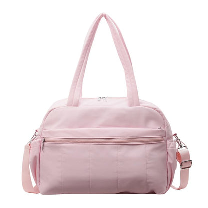 Gym Bag Sport Duffel Overnight Weekender Travel Bag with wet pocket and shoe pocket M04 Pink - color: M4-Pink