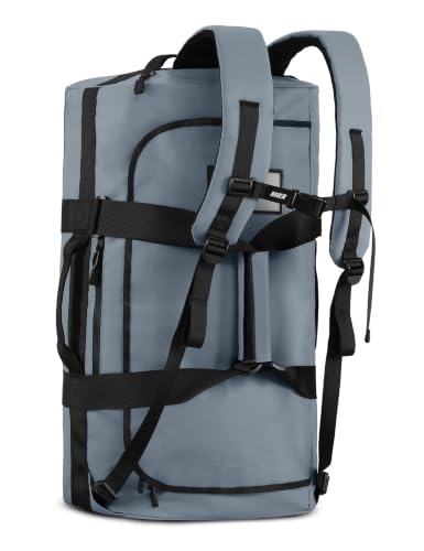 MIER 40L/60L/90L Water Resistant Backpack Duffel, Heavy Duty Duffle Bags - color: Gray, size: 60l