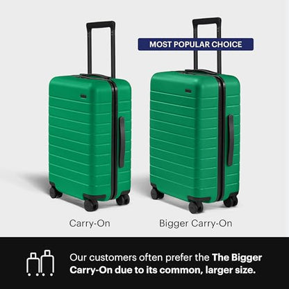 Away The Carry-On Luggage, 22-inch Lightweight Hardside Spinner Suitcase - color: Palm Green