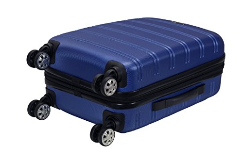 Rockland Melbourne Hardside Expandable Spinner Wheel Luggage, Carry-On 20", Blue - color: Blue, size: Carry-On 20"