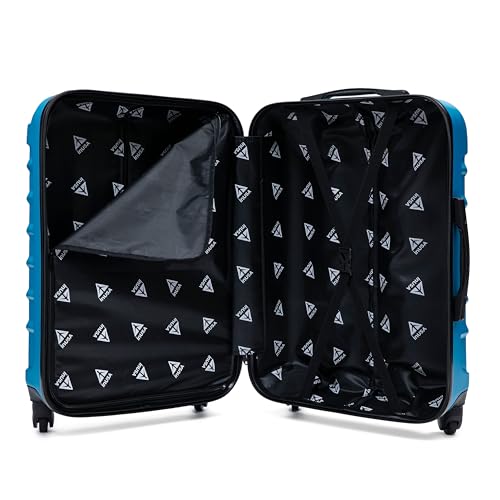 InUSA ENDURANCE Luggage with Spinner Wheels | Durable Lightweight Hardside Suitcase, Travel Bag with Handle and Trolley, 32-Inch Extra-Large Checked Luggage | Teal - color: Teal, size: 32-Inch