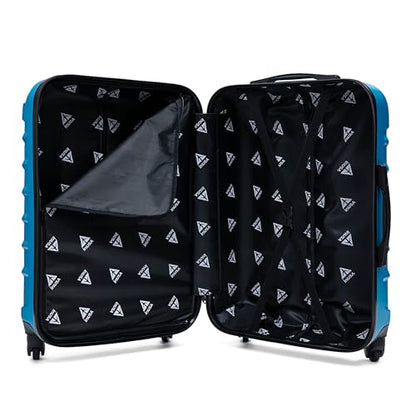 InUSA ENDURANCE Luggage with Spinner Wheels | Durable Lightweight Hardside Suitcase, Travel Bag with Handle and Trolley, 32-Inch Extra-Large Checked Luggage | Teal - color: Teal, size: 32-Inch