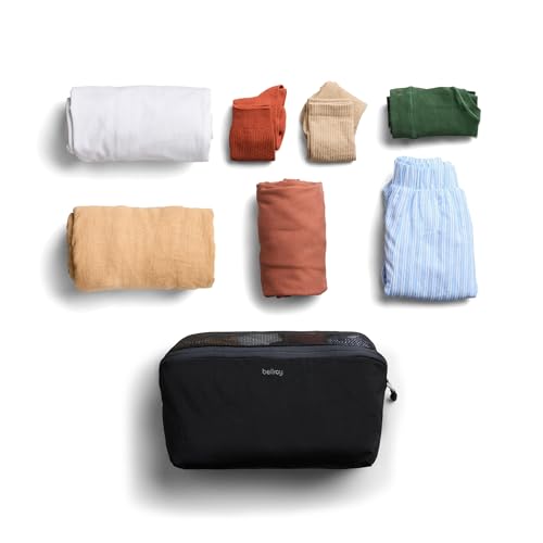 Bellroy Packing Cube, 4L Travel Organizer Pouch - Black - color: Black