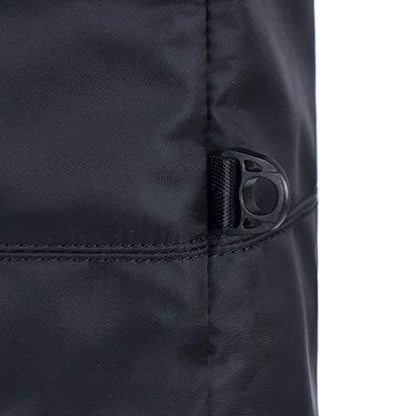 Unisex Large Travel Weekender Bag Overnight Duffle Bag Gym Tote Bag in Trolley Handle (Black) - color: Black
