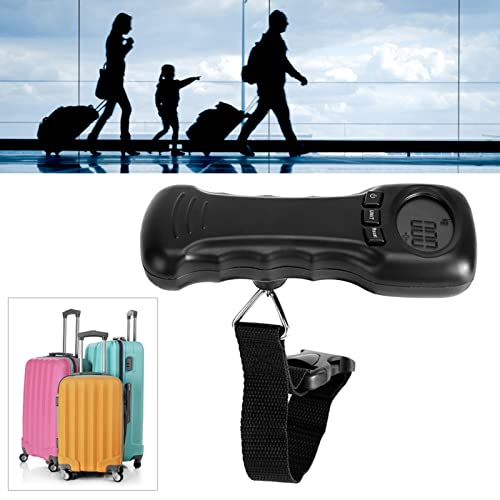 Luggage Scale, Portable Travel Digital Suitcase Weight Scale Hanging Handheld Scale with LCD Digital Display, 110 Pounds Capacity