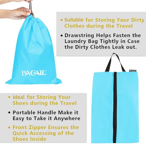 BAGAIL 8 Set/9 Set Packing Cubes Luggage Packing Organizer for Travel, Suitcase Packing Bags for Travel Accessories