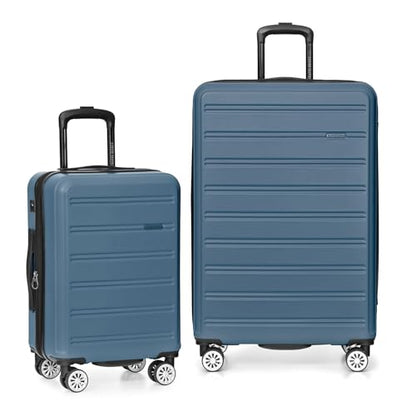 Travel Select Snowcreek Hardside Expandable Spinner Luggage Set w/USB Port, Navy, 2-Piece - color: Navy, size: 2 Piece Set