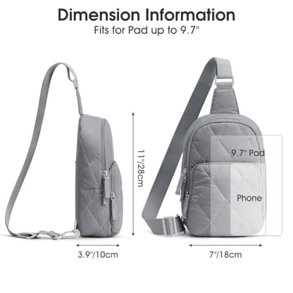 G4Free Small Crossbody Sling Bag for Women - color: Grey