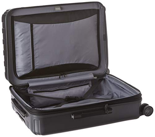 DELSEY PARIS Titanium Hardside Expandable Luggage with Spinner Wheels Checked Luggage, Graphite, Checked-Medium 25 Inch - color: Graphite, size: Checked-Medium 25 Inch