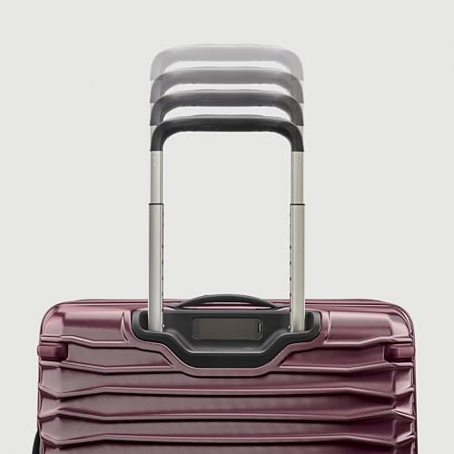 Samsonite Stryde 2 Hardside Expandable Luggage with Double Spinner Wheels, Medium Glider, Merlot - color: Merlot, size: Checked-Medium Spinner