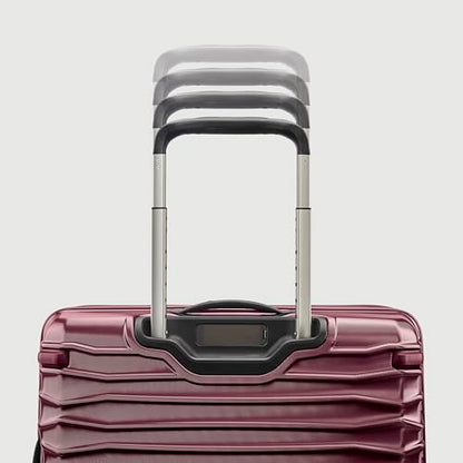 Samsonite Stryde 2 Hardside Expandable Luggage with Double Spinner Wheels, Medium Glider, Merlot - color: Merlot, size: Checked-Medium Spinner