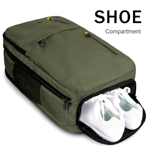 MATEIN Green Travel Backpack 45L, Luggage Backpack for Travel Carry On - color: Green, size: XX-Large