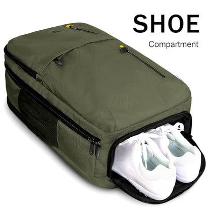 MATEIN Green Travel Backpack 45L, Luggage Backpack for Travel Carry On - color: Green, size: XX-Large