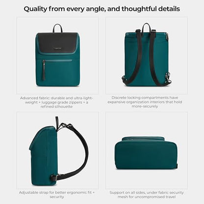 Travelon Anti-Theft Addison Backpack - color: Evergreen
