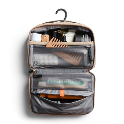 Bellroy Hanging Toiletry Kit 3L, Travel Toiletry Bag - Stone - color: Stone