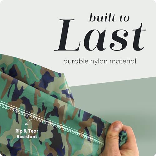 Handy Laundry XL Nylon Laundry Bag 22"x32", Heavy Duty, Camouflage - color: Camouflage, size: 30" x 40"