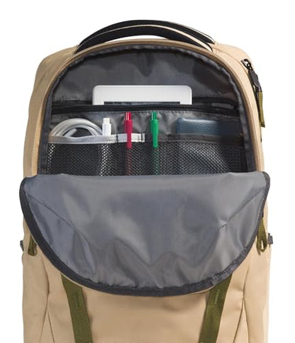 The North Face Vault Everyday Laptop Backpack, Khaki Stone/Blk, One Size - color: Khaki Stone/Tnf Black
