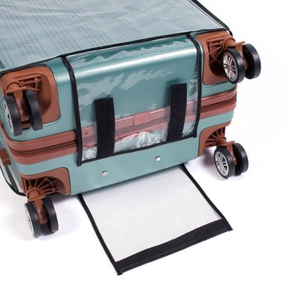 Luggage Suitcase Cover, Water proof PVC Suitcase Protector Cover for Wheeled Travel Cases, Thick Protective Sleeve for for Wheeled Suitcase(18inch) - size: 18inch