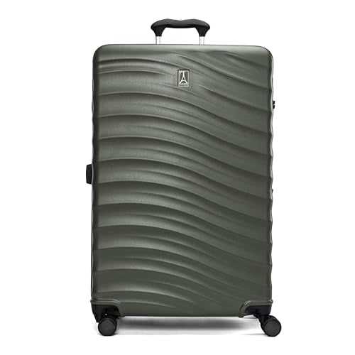 Travelpro Maxlite Air V2 Hardside Expandable Checked, Green, 28-Inch - color: Slate Green, size: Checked Large 28-Inch