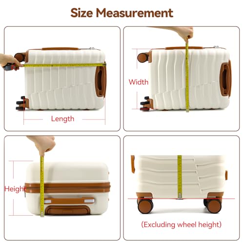 2 Pieces Clear PVC Suitcase Cover Protectors 20'' + 24'' - color: Badge-20/24 inches
