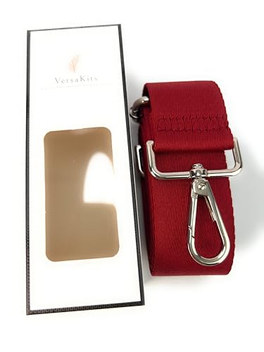 Purse Strap Replacement for Crossbody Bags & Handbags - color: Red, size: 1-1/2 Inch Wide
