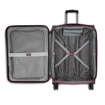 Samsonite Ascella 3.0 Softside Expandable Luggage with Spinner Wheels, 3-Piece Set (20/25/28), Mauve Haze - color: Mauve Haze, size: 3-Piece Set (Carry on/Medium/Large)