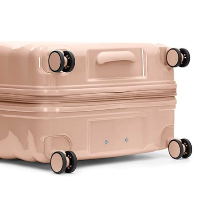 Traveler's Choice Edinburgh II Hardside Spinner Luggage, TSA Lock, Sand, 25" Medium - color: Sand, size: 25" Medium