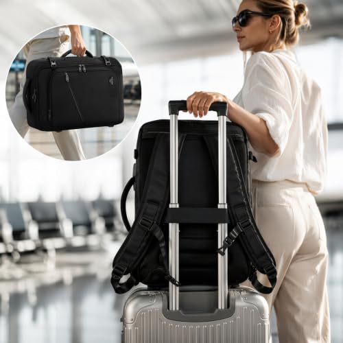 MATEIN Carry on Backpack, Extra Large Expandable Travel Backpack for Men - color: Black, size: X-Large