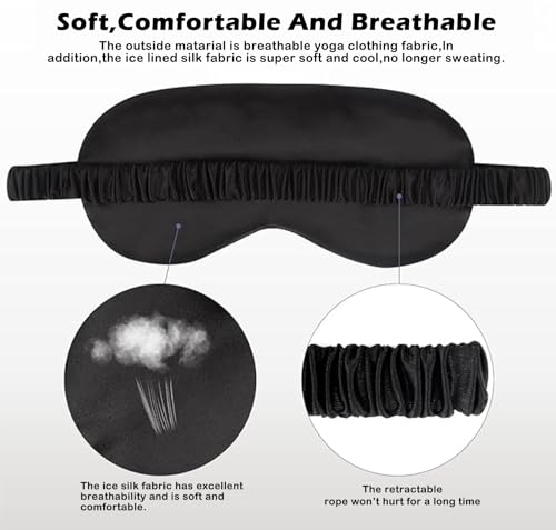 24Pcs Satin Eye Mask Silk Sleep Masks Silky Eyes Cover Blackout Blindfold Eyeshade Scrunchies Hair Ties Travel Wedding Gift - color: Peacock Green