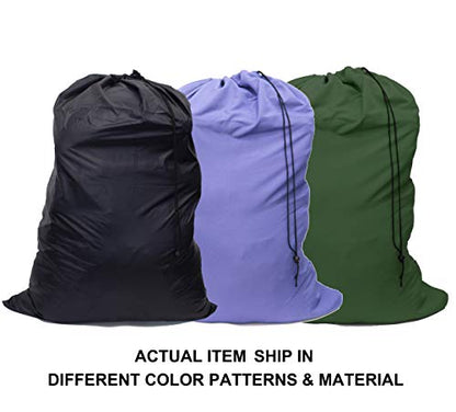 Extra Large Laundry Bag, Mixed Colors, 3 Pack, 30"x40" - color: Mixcolor