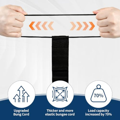2pcs Luggage Straps for Suitcases, Adjustable Luggage Connector Straps - color: rainbow