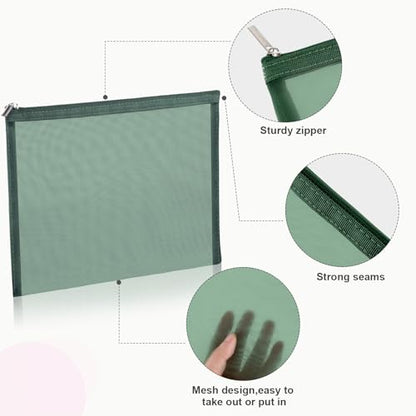 Boao 6 Mesh Zipper Travel - color: Green