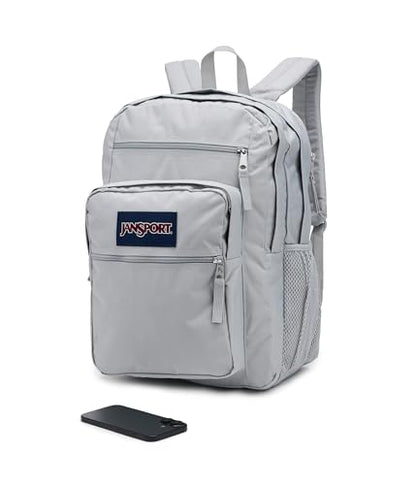 JanSport 34L Big Backpack - 15 Inch Laptop Sleeve, Grounded Grey - color: Grounded Grey