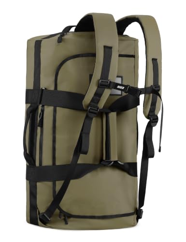 MIER 40L/60L/90L Water Resistant Backpack Duffel, Heavy Duty Duffle Bags - color: Dark Green, size: 40l