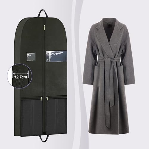 54" Garment Bags 2 Pack, Hanging Dress Covers for Closet Storage and Travel - size: Var-GYD-54-2P
