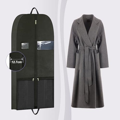 54" Garment Bags 2 Pack, Hanging Dress Covers for Closet Storage and Travel - size: Var-GYD-54-2P