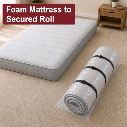 Mattress Vacuum Bag with Straps for Moving & Storage, Twin/Twin XL - size: Twin/Twin XL
