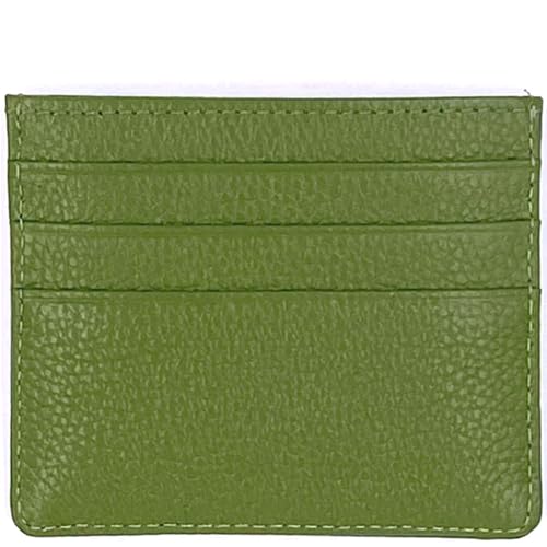Tapp Collections RFID Protect Slim Minimalist Pocket Leather Wallet Card Holder - Green - color: Original / Green
