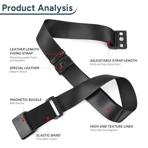 Travel Inspira Magnetic Quick Release Luggage Straps Black - color: Black-02