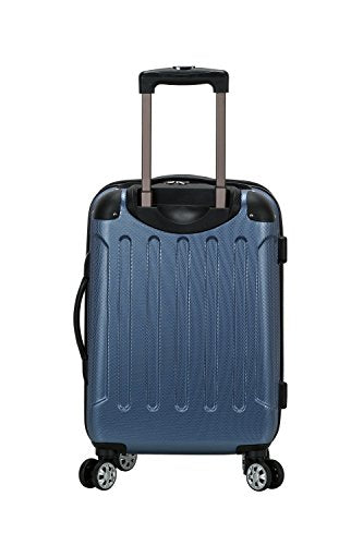 Rockland London Hardside Spinner Wheel Luggage, Blue, Carry-On 20-Inch - color: Blue, size: Carry-on 20"