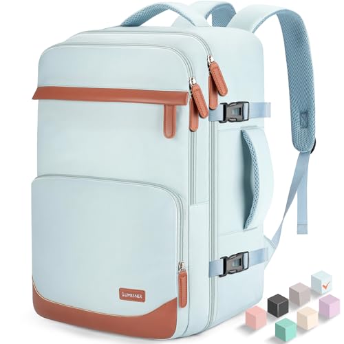40L Travel Backpack, Flight Approved Carry On Laptop Backpack - color: Blue, size: Large