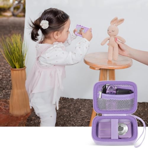 ALKOO Digital Camera Case for CAMKORY, Camera Pouch for KODAK Pixpro -Purple - color: Purple